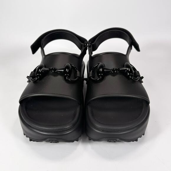 Gucci Horsebit Flatform Rubber Sandal - Women’s 6 - Picture 3 of 8